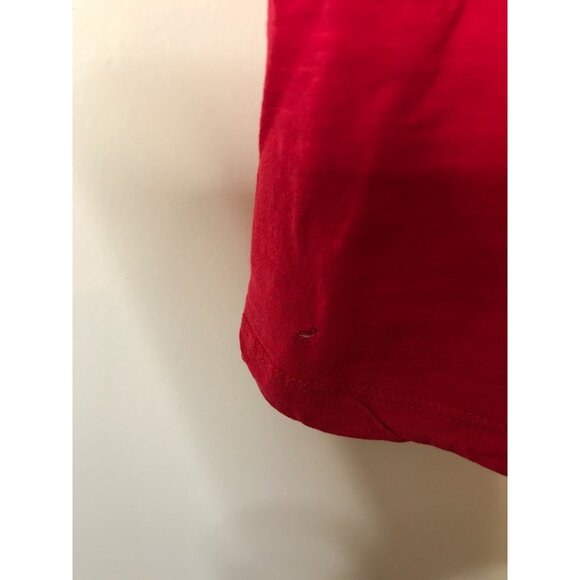 Style & Co Sport T-Shirt Essential Tee Crew Neck Top Red XL 10-14 Charlies B.Day - Picture 3 of 3
